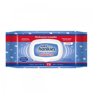 Pachet 72 Servetele Umede Antibacteriene Wet Hankies Clean and Refresh, Servetele Umede Dezinfectante, Servetele Dezinfectante, Pachet Servetele Umede, Servetele Umede la Pachet, Servetele Antibacteriene, Servetele Wet Hankies