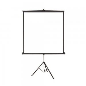 Ecran de Proiectie cu Trepied Bi-Office, 152x152 cm, Carcasa Metalica si Sistem de Blocare, Ecrane de Proiectie pe Trepied, Ecran Proiectie Videoproiector, Accesorii pentru Videoproiectoare, Ecrane de Proiectie pentru Sali de Conferinta