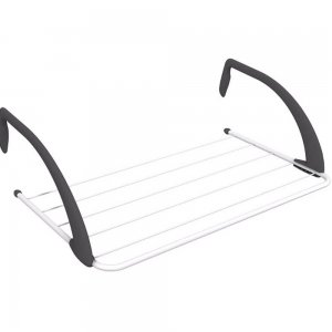 Uscator de Rufe Vileda Express, 3 m, Otel, Alb si Negru, Uscator Haine, Uscatoare Metal pentru Rufe, Uscator de Intins Rufe, Uscatoare Rufe Vileda, Vileda Uscatoare Haine Express, Suport pentru Rufe