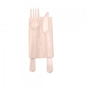 Tacamuri de Unica Folosinta din Plastic, 100 Buc/Bax, Transparent, Seturi Tacamuri de Unica Folosinta, Tacamuri Catering, Tacamuri Fast-Food