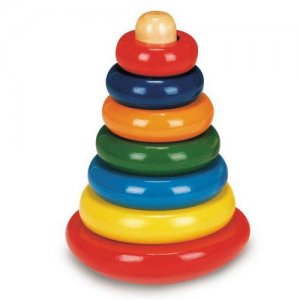 Piramida Din Lemn Colorata Piramida Din Lemn Colorata