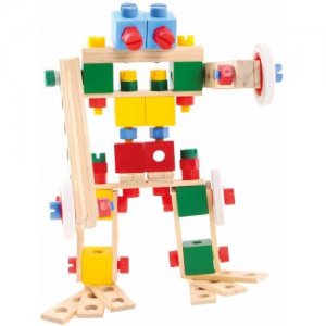 Set Constructii Lemn 120 Piese