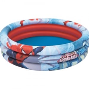 Piscina Spider-man Cu 3 Inele 122 X 30 Cm, Bestway
