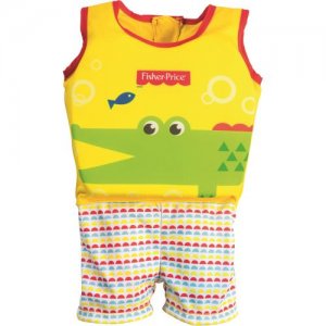 Costum De Inot Cu Vesta Si Pantaloni Fisher Price S/m