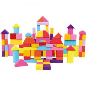 Set Constructii Forme Geometrice 100 Piese