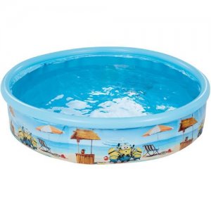 Piscina Cu Perete Rigid Si Imprimeu Minions 155 X 30 Cm