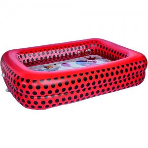 Piscina Ganflabila Ladybug Jumbo Cu 2 Inele 200 X 150 X 50 Cm
