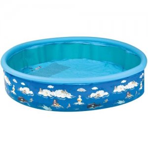 Piscina Happy People Cu Perete Rigid Si Imprimeu Arctic Friends 155 X 30 Cm