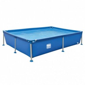 Piscina Happy People Cu Cadru Metalic Wehncke 228 X 159 X 42 Cm