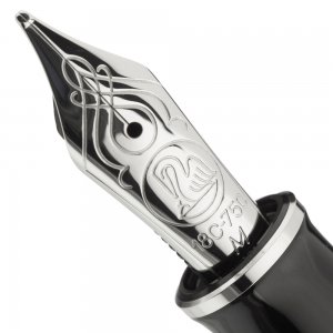 Penita M Din Aur De 18k/750 Placata Cu Rodiu Pentru Stilou M805 Penita M Din Aur De 18k/750 Placata Cu Rodiu Pentru Stilou M805