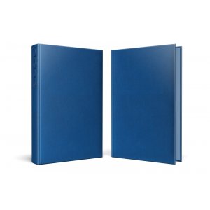 Agenda Datata Venere Ro A5, 352 Pagini, Coperta Buretata, Embosare An Pe Cotor, Culoare Albastru Petrol, Margini Albastru Pastel, 2020