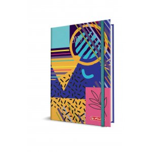 Agenda Datata Watercolor Ro A5, 352 Pagini + 16 Pagini Zentangle, Coperta Flexibila, Motiv Abstract, 2020