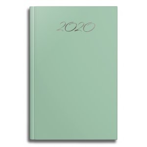 Agenda Datata Ro A5 352 Pagini, Coperta Buretata, Culoare Verde Pastel, 2020