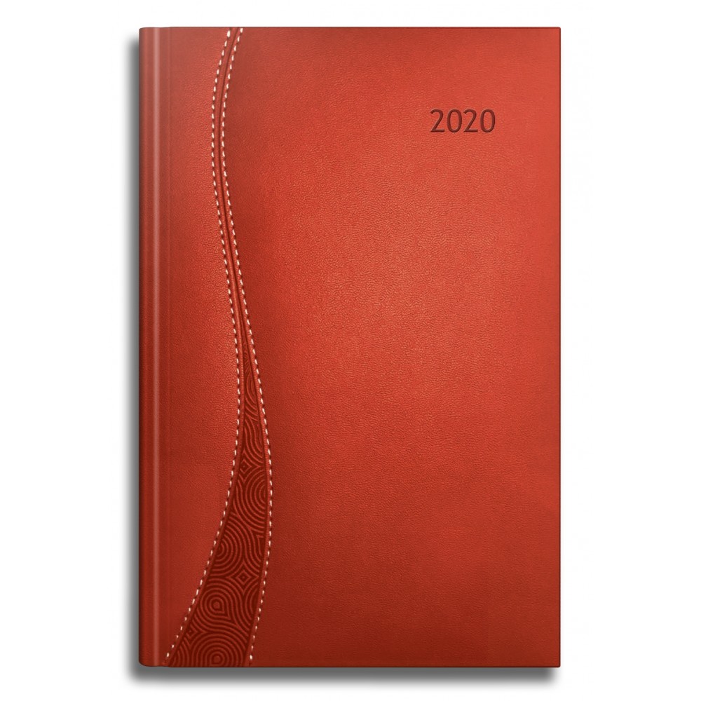 AGENDA DATATA DELTA RO A5, 352 PAGINI, COPERTA DIN PIELE SINTETICA, CULOARE ROSU, MARGINI AURII, 2020 AGENDA DATATA DELTA RO A5, 352 PAGINI, COPERTA DIN PIELE SINTETICA, CULOARE ROSU, MARGINI AURII, 2020