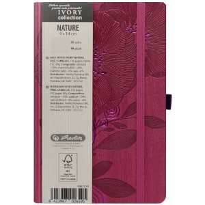 Bloc Notes Ivory Nature 9 X 14 Cm 192 Pagini Velin Coperta Pu Roz Motiv Camellia Bloc Notes Ivory Nature 9 X 14 Cm 192 Pagini Velin Coperta Pu Roz Motiv Camellia