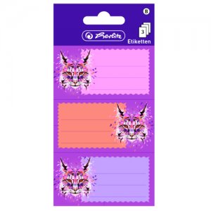 Etichete Scolare Wild Animals Lynx Set 3x3 Coli Etichete Scolare Wild Animals Lynx Set 3x3 Coli
