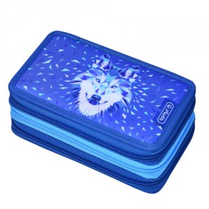 Penar Echipat 3 Compartimente 31 Piese Dimensiune 19x11,5x7cm, Motiv Wild Animals Wolf Penar Echipat 3 Compartimente 31 Piese Dimensiune 19x11,5x7cm, Motiv Wild Animals Wolf