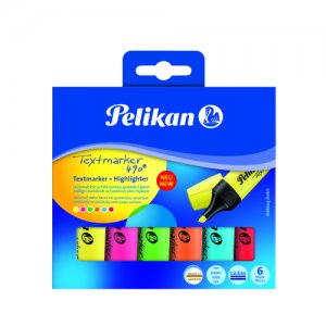 Textmarker 490, Set 6 Culori, Cutie Carton Textmarker 490, Set 6 Culori, Cutie Carton