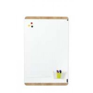 Skinwhiteboard Magnetic Lacuit Cu Suport Din Lemn, Gama Natural, Dimensiune 100x150cm
