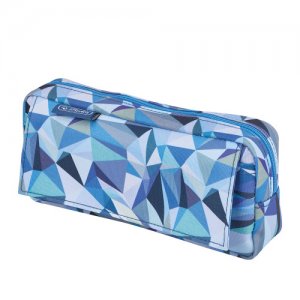 Necessaire 2 Compartimente, Motiv Wild Animals Albastru