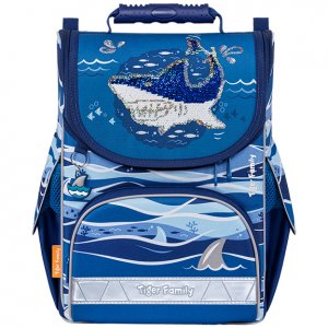 Ghiozdan Neechipat Nature Quest Motiv Shark Life