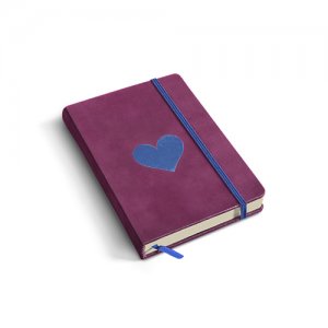 Bloc Notes Velluto 13x21cm 240f Velin Heart Bloc Notes Velluto 13x21cm 240f Velin Heart