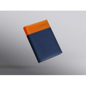 Agenda Datata A5 Premium Deluxe Marbella 352 Pagini Portocaliu/bleumarin 2023