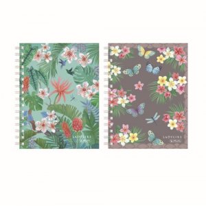 Caiet A6 100 File, Cu Spira, Patratele, Ladylike Motive Asortate