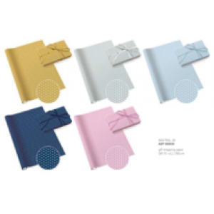 Hartie Decorativa, Pentru Impachetat, Dimensiune 200 X 70 Cm, Design Neutral 25, Motive Asortate 