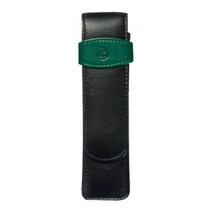 Etui De Piele Tg22 2 Instrumente,negru/verde Etui De Piele Tg22 2 Instrumente,negru/verde