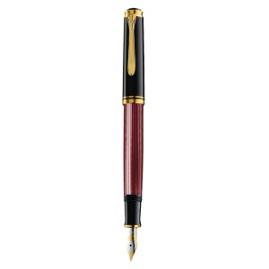 Stilou Souveran M400 M,penita Aur 14k,accesorii Placate Cu Aur,corp Negru-rosu Stilou Souveran M400 M,penita Aur 14k,accesorii Placate Cu Aur,corp Negru-rosu