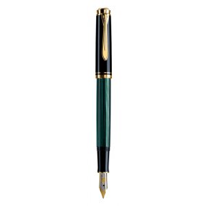 Stilou Souveran M300 B,penita Aur 14k,accesorii Placate Cu Aur,corp Negru-verde Stilou Souveran M300 B,penita Aur 14k,accesorii Placate Cu Aur,corp Negru-verde