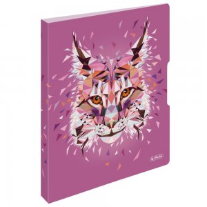 Caiet Mecanic A4 Pp 2 Inele 16 Mm Motiv Wild Animals Lynx