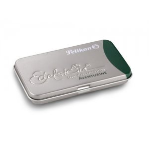 Caseta Metalica Edelstein Cu Patroane,set 6 Patroane,verde Aventurin