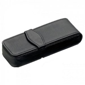 Etui Piele Neagra Pentru 4 Instrumente De Scris