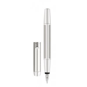 Stilou Pura P40 Ef Cu Patron Accesorii Din Otel Inoxidabil,corp Din Aluminiu/negru Stilou Pura P40 Ef Cu Patron Accesorii Din Otel Inoxidabil,corp Din Aluminiu/negru