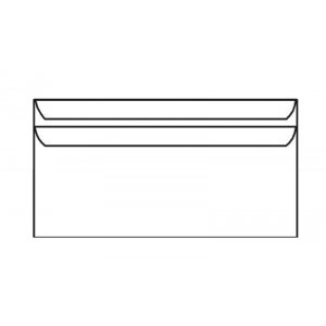 Plic Dl 80g 110x220 Mm Autoadeziv Cutie 1000 Alb