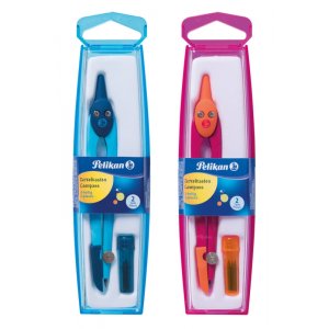 Compas Plastic Culori Asortate Pelikan Compas Plastic Culori Asortate Pelikan