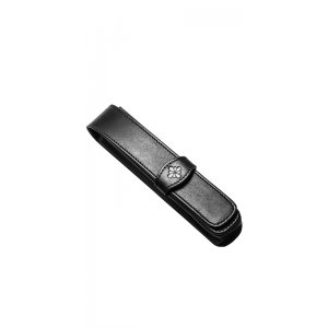 Etui Piele Neagra Pentru 1 Instrument De Scris