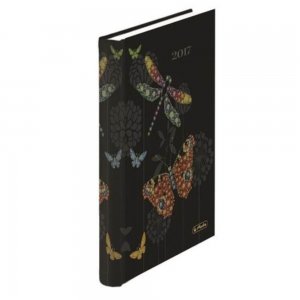 Agenda A5 Datata, 352 Pagini + 16 Pagini Zentangle, Motiv Butterfly, 2020 Agenda A5 Datata, 352 Pagini + 16 Pagini Zentangle, Motiv Butterfly, 2020