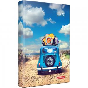Agenda A5 Datata, 352 Pagini + 16 Pagini Zentangle, Motiv Cars, 2020 Agenda A5 Datata, 352 Pagini + 16 Pagini Zentangle, Motiv Cars, 2020