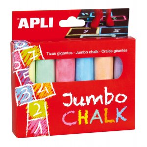 Creta Jumbo, colorata, 6 culori Creta Jumbo, colorata, 6 culori