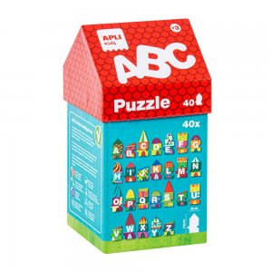 Puzzle Casuta ABC, Apli, 40 piese Puzzle Casuta ABC, Apli, 40 piese