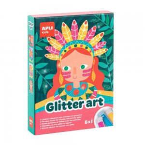 Joc Glitter Art, Apli, 4 desene Joc Glitter Art, Apli, 4 desene