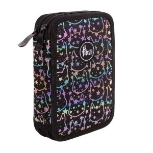 Penar scolar Astra Hash, neechipat, 2 compartimente, Neon Kitty Penar scolar Astra Hash, neechipat, 2 compartimente, Neon Kitty