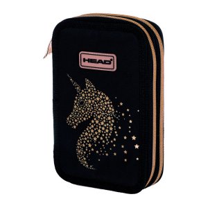 Penar scolar Astra, neechipat, 2 compartimente, colectia Classy Gold Penar scolar Astra, neechipat, 2 compartimente, colectia Classy Gold