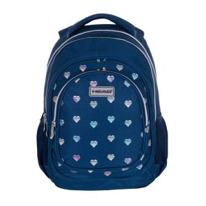 Ghiozdan scolar Astra Head, 3 compartimente, design Inimi Ghiozdan scolar Astra Head, 3 compartimente, design Inimi