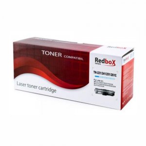Toner Redbox, compatibil Brother TN241C, 1400 pagini, cyan