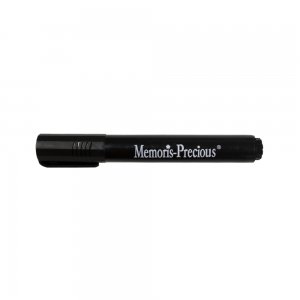 Marker permanent Memoris-Precious, varf tesit, 2-7 mm, negru