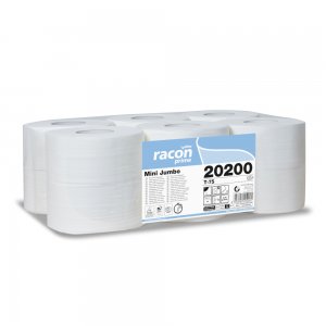 Hartie igienica Celtex, Mini Jumbo 20200, 2 straturi, alba, 120 m, 12 role/set